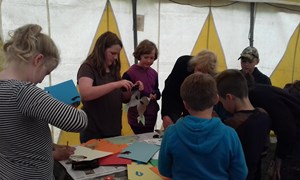 Mask making for the fairies